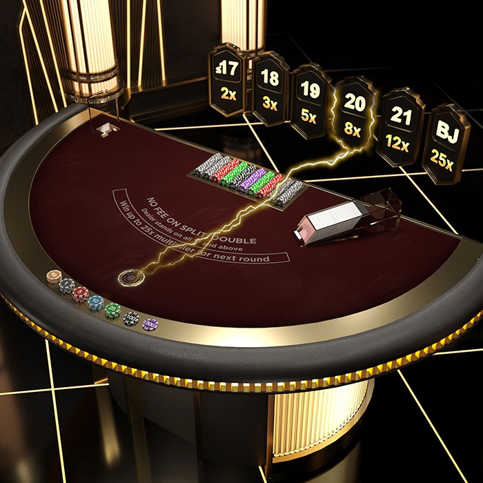 First Person Lightning Blackjack banner